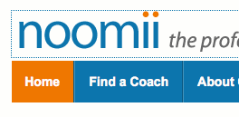 Noomii.com site redesign navigation