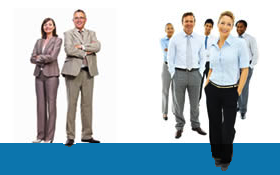 Business People White Background