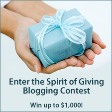 Enter the Spirit of Giving Blogging Contest!