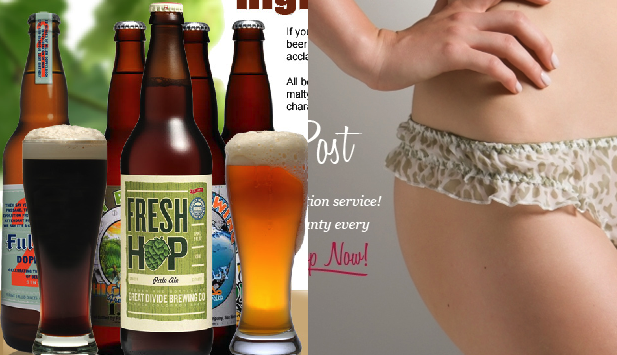 Monthly Treats for Your Lover: Beer & Panties